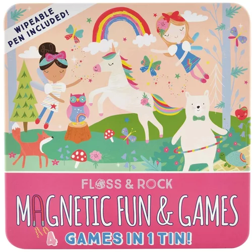 Floss&Rock® magnetne društvene igre magnetic fun&games rainbow fairy