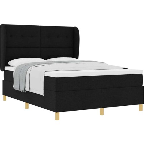  Podna opruga s madracem Tamno siva 90x190 cm Crna 140 x 190 cm - Crna 140 x 190 cm S gumbima Slike