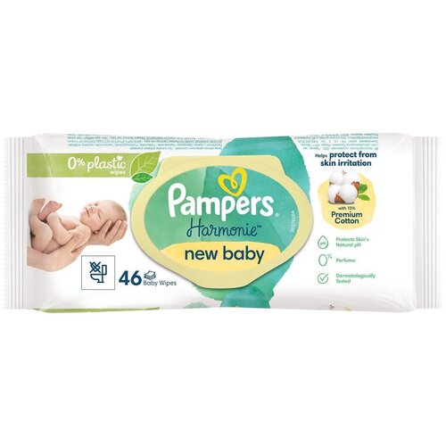 Pampers vlažilni robčki Harmonie New baby 46 kos Cene