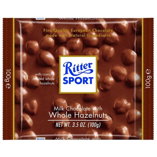 RITTER SPORT čokolada celi lešnici 100g Cene