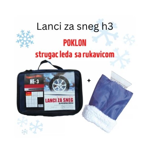 Autopractic lanci za sneg Sila He 3 plus poklon Strugač leda sa rukavicom Cene