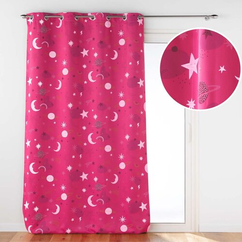 Douceur d int&amp;eacute;rieur Rožnata zatemnitvena otro&amp;scaron;ka zavesa 140x260 cm Moonlight &amp;ndash; Slike