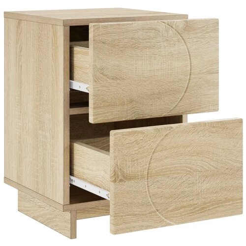  Noćni ormar Hrast sonoma 33 5 x 34 5 x 50 cm Konstruirano drvo - Hrast sonoma 1 Slike