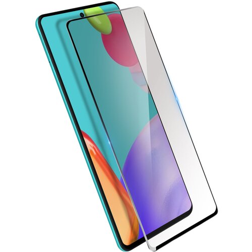 AVIZAR Samsung Galaxy A52, A52 5G in A52s kaljeno steklo 9H ultra-odporna zašcita zaslona, ukrivljeni robovi - crna, (20629193) Cene