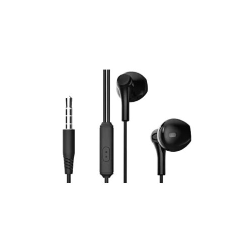 XO In-Ear Slu&amp;scaron;alice sa mikrofonom EP39 Black Slike