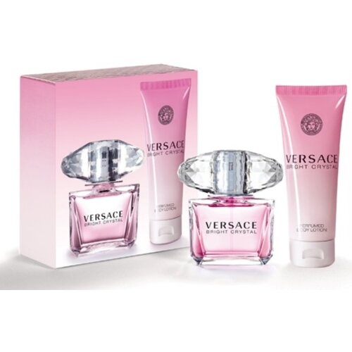 Versace bright crystal poklon set za žene toaletna voda 90 ml + losion za tijelo 100 ml Slike