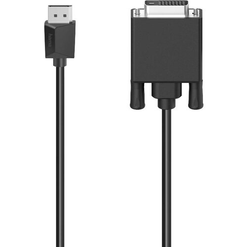 Hama DisplayPort / DVI adapterski kabel DisplayPort vtič\, DVI-D 24+1-polni vtič 1.50 m črna 00200713 DisplayPort kabel, (20415593) Cene