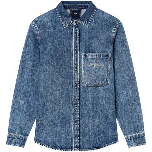 EAX Srajce z dolgimi rokavi XM000950 AF14870 Modra Cene