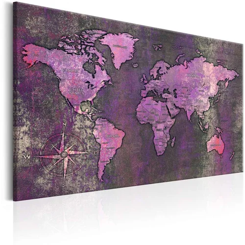  Slika - Amethyst Map 90x60