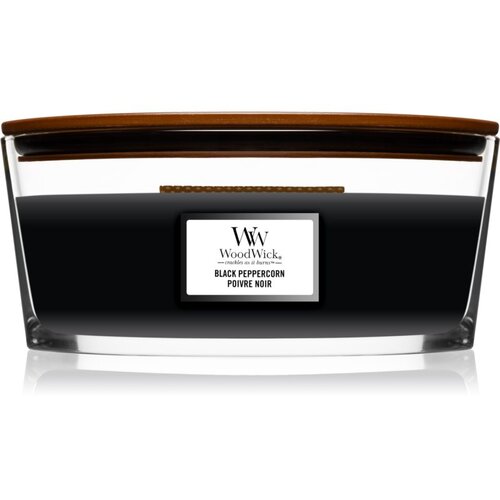 WoodWick Black Peppercorn mirisna svijeća s drvenim fitiljem (hearthwick) 453.6 g Slike