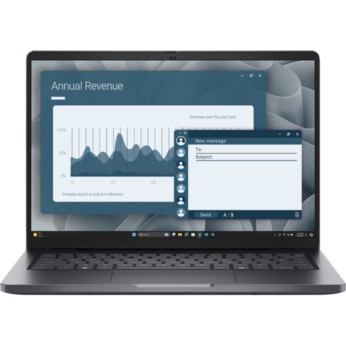 Dell Pro 14 (PC14255), 14" FHD+ (1920x1200), non-Touch, AMD Ryzen 5 220 (6C, 4.9 GHz), 16GB (1x16GB) DDR5, M.2 512GB SSD, AMD Radeon 740M, WiFi, BT, HDMI, USB-C (DP/PD), 2xUSB3.2, RJ-45, FngP Cijene