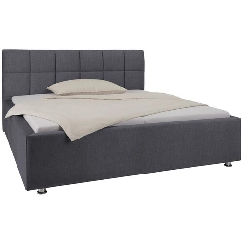 Premium Living Oblazinjena Postelja Bogner, Barva Grafita, 180x200 Slike