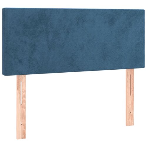Maison Chic posteljno vzglavje - vzglavna omarica - nočna omarica temno modro 80x5x78/88 cm žamet, (21707248) Slike