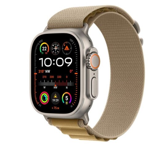 Apple Watch Ultra 2 49mm Natural Tan Alpine Loop L, (21455168) Cene