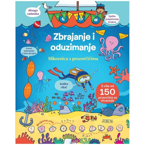 FORUM Slikovnica sa prozorčićima Zbrajanje i oduzimanje Cijene