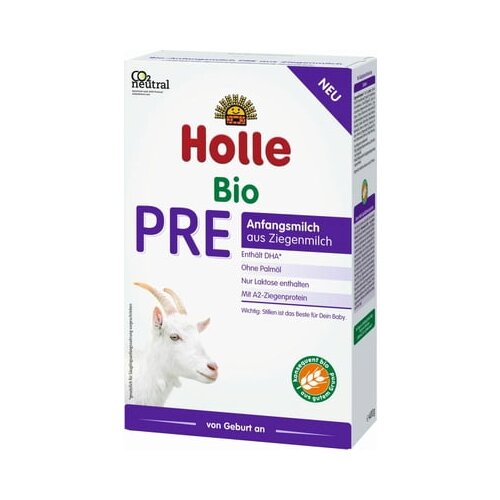 Holle Bio začetna formula DHA iz kozjega mleka Slike