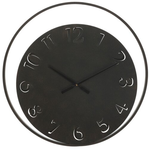 Mauro Ferretti črna stenska ura Circle, ⌀ 60 cm Cene