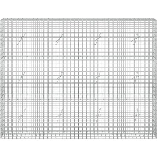  Gabion s 5 mm žicom i mrežom 5x5 cm 200x20x150 cm Slike