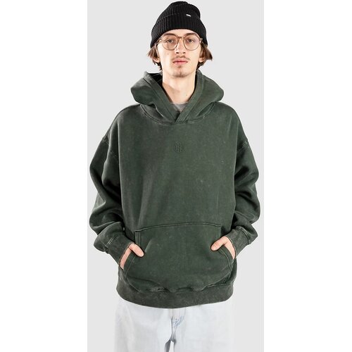 Ninth Hall Fundamental Pulover s kapuco wash green Cene