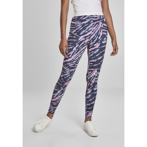 Urban Classics Women's High Waist Leggings Dye Dye Darkshadow/Pink Cijene