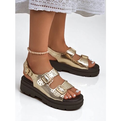 Resti Women&amp;#039;s Thick Sole Sandals with Rhinestones Rocky Chic Slike