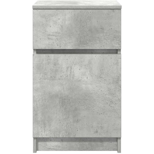 vidaXL Nočna omarica betonsko siva 39x35x65 cm inženirski les Cene