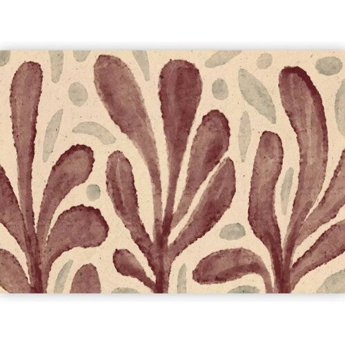  Foto tapeta - Leaves and spots &ndash; large vibrant shapes inspired by Matisse 490x350 Cijene