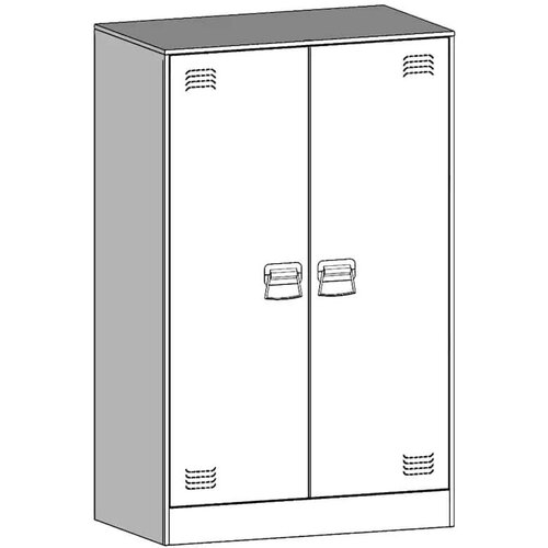  Komoda antracitna 67x39x107 cm jeklo Slike
