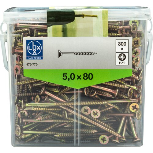 Lux Tools Vijak za drvo 5,0x80 mm PZ2 300/1 Cene