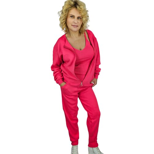 Pri Women&amp;#039;s sweatshirt set sweatshirt + pants + top plain MIRANDA Slike