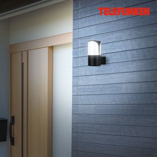 Telefunken 320305TF - Spoljno zidno svetlo 1xE27/12W/230V IP44 crno Slike