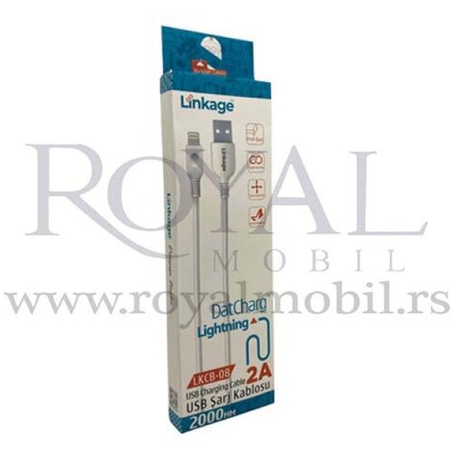  usb kabal linkage LKCB-08 lightning 2m bela 2A Cene