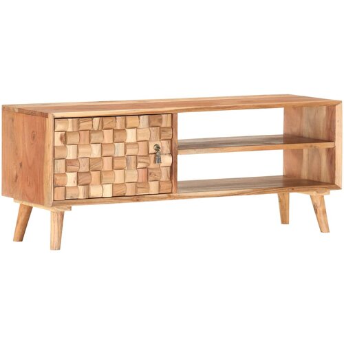 TV ormarić 100 x 30 x 40 cm od masivnog bagremovog drva Cijene