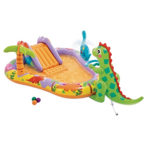 Intex Proizvod sa nedostatkom - OUTLET - Dino Park - Igraonica na naduvavanje ( 56139 ) Cene