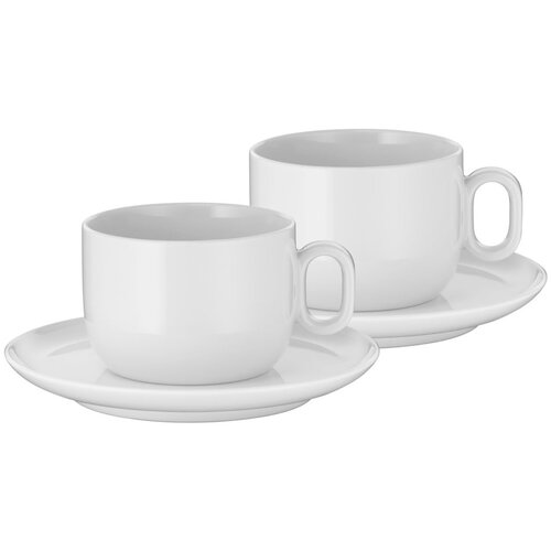 Wmf Bijele porculanske &scaron;alice u setu 2 kom za cappuccino 160 ml Barista &ndash; Cijene