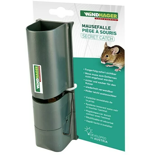 Windhager Zamka za miševe (posebna zamka za miševe, Plastika)