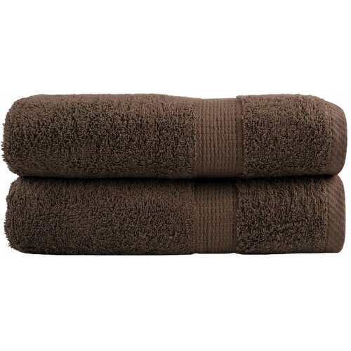 Premium ručnici za ruke SOLUND 2 kom. smeđi 50x100 cm 600 g/m&amp;sup2; - Smeđa 50 x 100 cm 2 Slike
