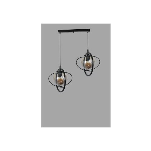 Opviq nepal 2 li Sıralı siyah Füme Camlı Sarkıt blackfume chandelier Cene