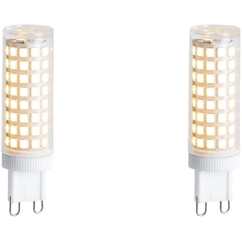 LUEDD Set van 2 G9 dimbare LED lampen 5.5W 500 lm 3000K