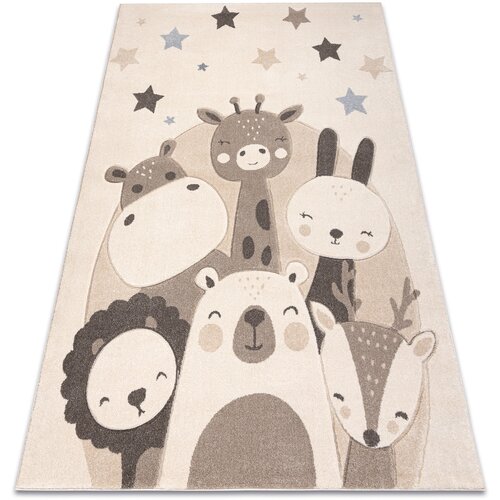 RugsX Preproge Preproga KIDDO 5637, krem / bež, živali, 160x220 cm Bež Cene