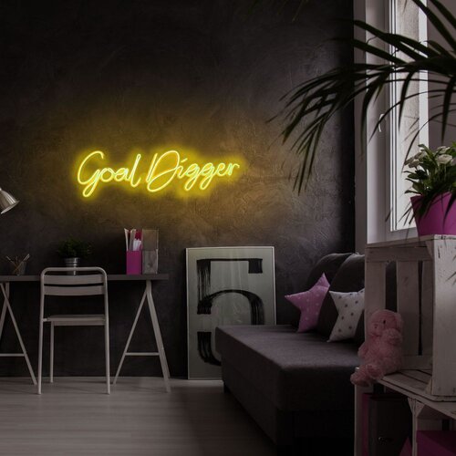 Wallity Dekorativna plastična LED rasveta Goal Digger Yellow Cene