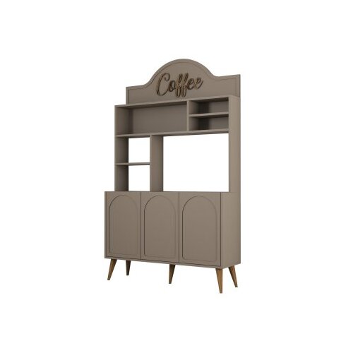 Hanah home komoda lyon 120 - atlas, walnut atlaswalnut coffee bar cabinet Slike