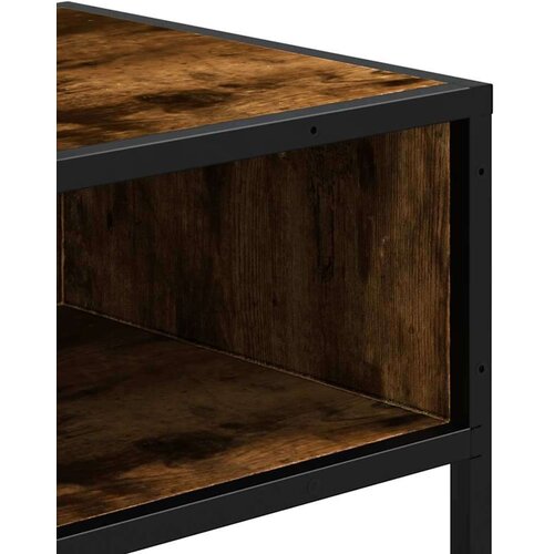VidaXL Konzolni stol boja hrasta 90x35x80 cm od konstruiranog drva Slike
