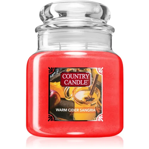 Country Candle Warm Cider Sangria dišeča sveča 453 g