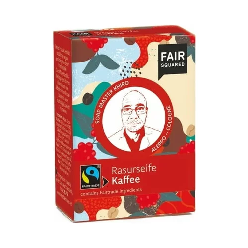 FAIR Squared Fairtrade Coffee Shaving Soap Anniversary Edition