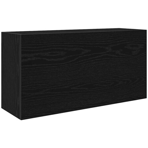 Maison Chic Kopalni&amp;scaron;ka stenska omarica - Kopalni&amp;scaron;ke omarica črn 80x25x40 cm inž. les iu1333, (22063991) Slike