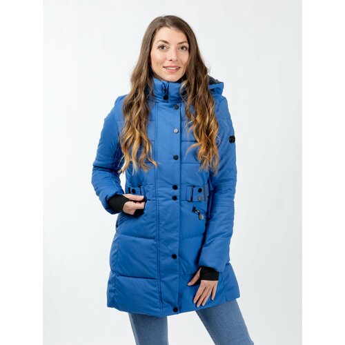 Glano Women's quilted jacket - blue Slike