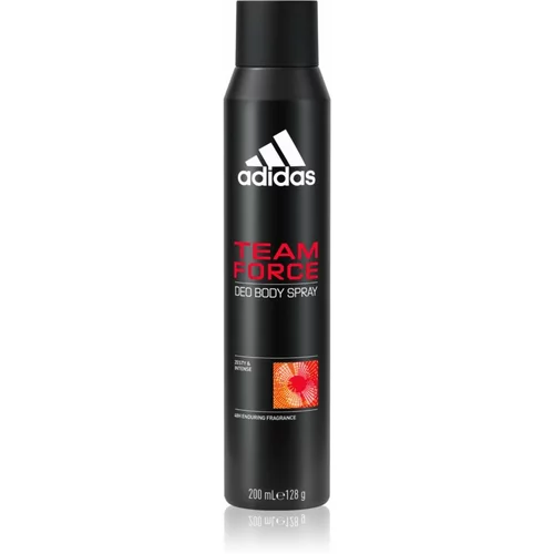 Adidas Team Force Deo Body Spray 48H deodorant v spreju brez aluminija 200 ml za moške