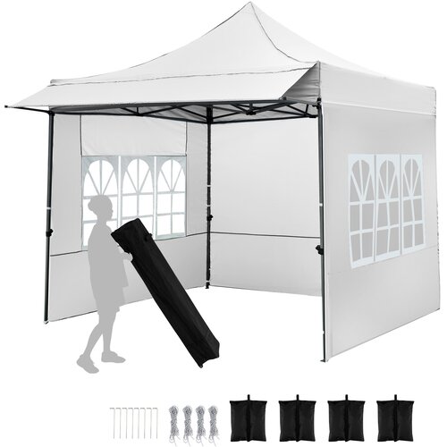 Costway Vrtni paviljon s 3-stopenjsko nastavitvijo vi&amp;scaron;ine Vrtni &amp;scaron;otor, (5000286963) Slike
