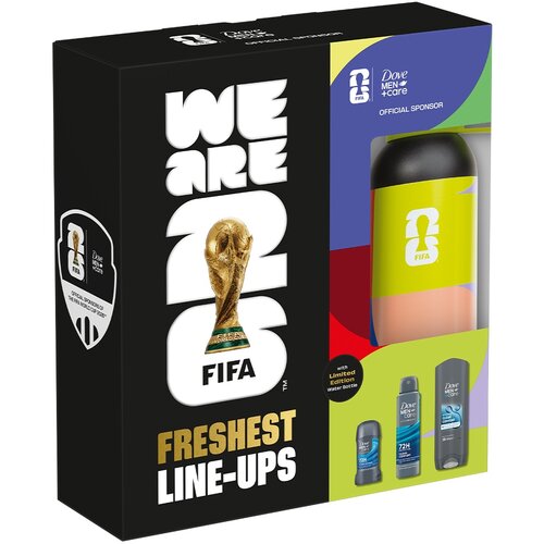 Dove Men Fifa set (Gel+Deo+Stick+Fla&scaron;ica) Cene